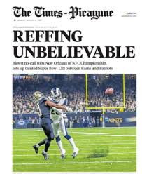 CONFLICT? NFL Referee Who Blew Call in Saints-Rams Game Lives in ...